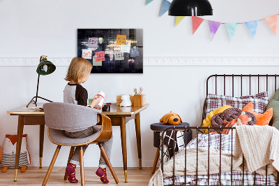 Magnettafel Abstrakte Weltkarte