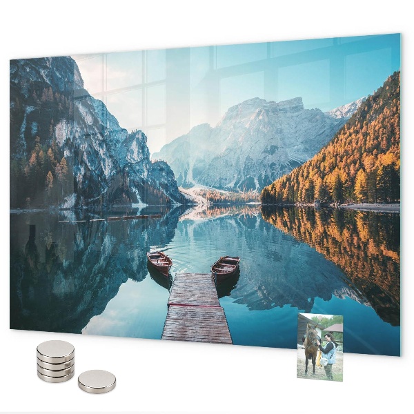 Magnettafel Boote auf dem See