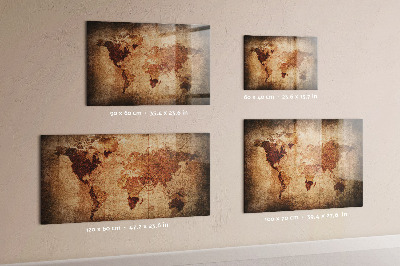 Magnettafel Karte der alten Welt