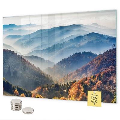 Magnetwand Berglandschaft
