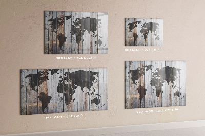 Magnettafel Die Welt an Bord
