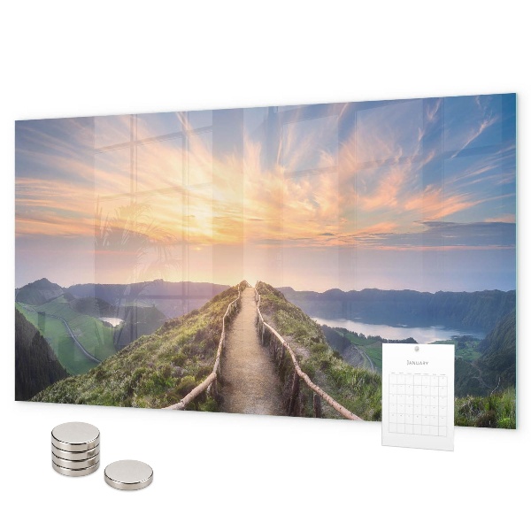 Magnetwand Berglandschaft