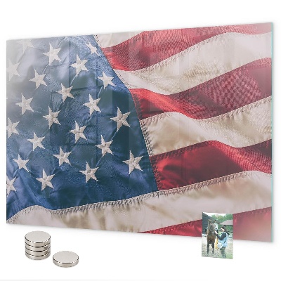 Magnetwand Amerikanische Flagge