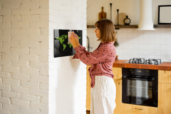Magnettafel Weltkarte