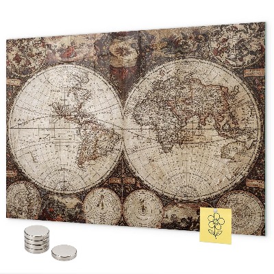 Magnettafel Karte der alten Welt