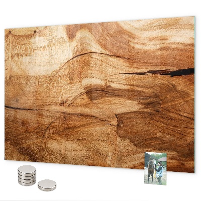 Magnetwand Holzstruktur