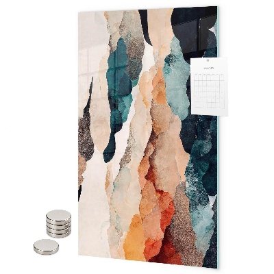 Glas magnettafel Abstrakte Flecken
