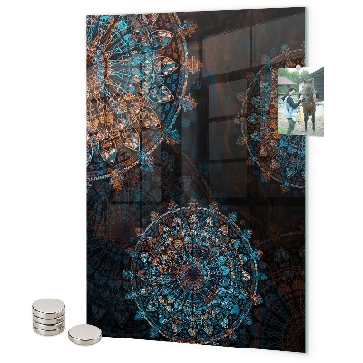 Magnetbild Bunte Mandalas