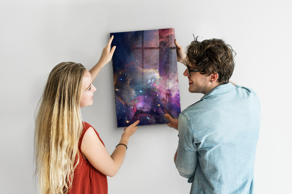 Magnetbild Weltraumgalaxie