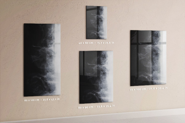 Glas magnettafel Nebel