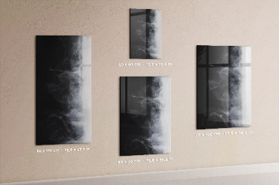 Glas magnettafel Nebel