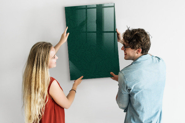 Schreib magnettafel Stilvolle Pinnwand für Fotos und Notizen