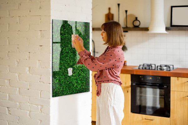 Magnettafel zum schreiben Grüne Foto-Pinnwand