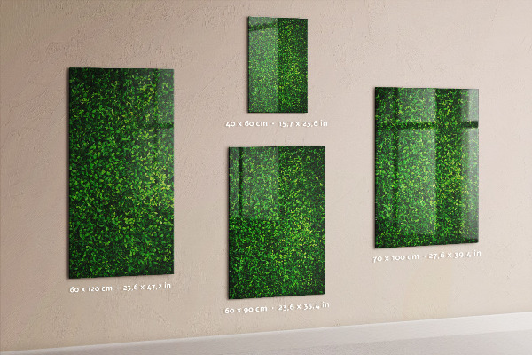 Magnettafel zum schreiben Grüne Foto-Pinnwand