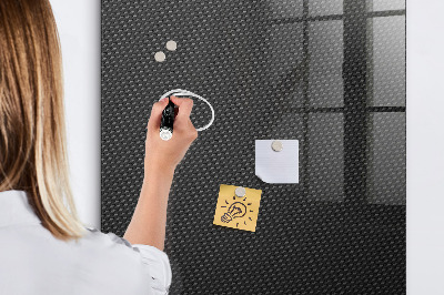 Magnettafel zum schreiben Stilvolle Pinnwand für Fotos und Notizen
