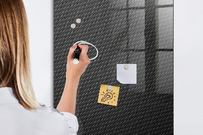 Magnettafel zum schreiben Stilvolle Pinnwand für Fotos und Notizen
