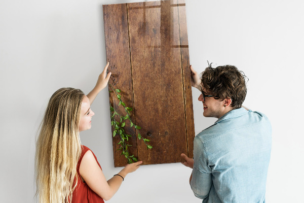 Magnettafel zum schreiben Stilvolle Pinnwand für Fotos und Notizen