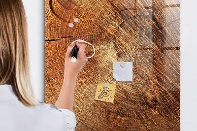 Magnettafel zum schreiben Memotafel aus Holz mit Motiv