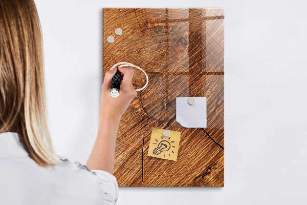 Schreib magnettafel Memotafel mit Magneten und Fotos