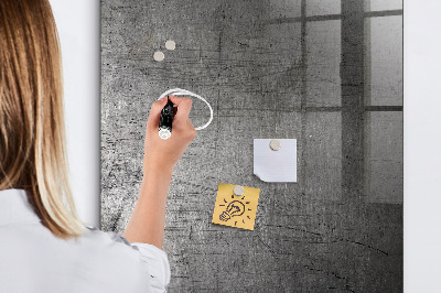Magnettafel zum schreiben Moderne Pinnwand für Fotos und Notizen