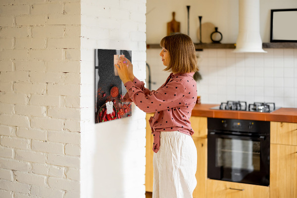 Schreib magnettafel Pepper Kitchen-Erinnerungen