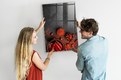 Schreib magnettafel Pepper Kitchen-Erinnerungen