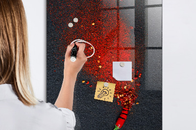 Magnettafel zum schreiben Ein kreativer Ort für Erinnerungen und Fotos