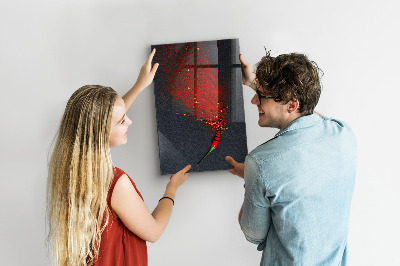 Magnettafel zum schreiben Ein kreativer Ort für Erinnerungen und Fotos