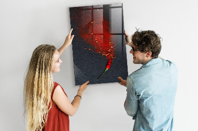 Magnettafel zum schreiben Ein kreativer Ort für Erinnerungen und Fotos