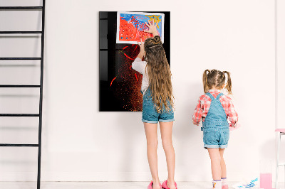 Schreib magnettafel Magnettafel für Fotos und Notizen