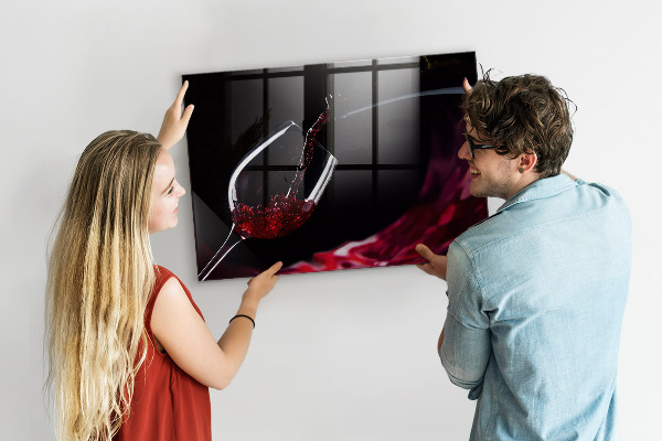Schreib magnettafel Ein kreativer Ort für Erinnerungen und Fotos