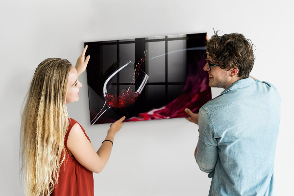 Schreib magnettafel Ein kreativer Ort für Erinnerungen und Fotos