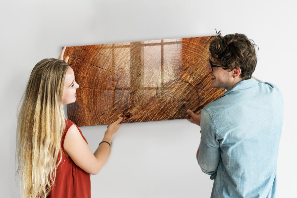 Magnettafel zum schreiben Memotafel im rustikalen Stil