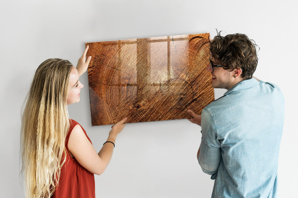 Magnettafel zum schreiben Memotafel im rustikalen Stil