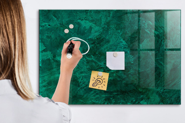 Schreib magnettafel Grüne Tafel für Notizen und Fotos