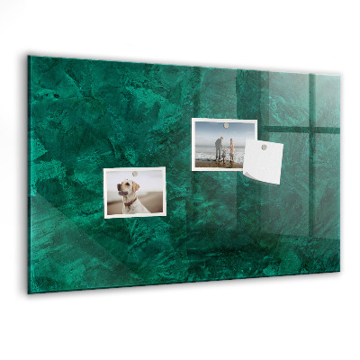 Schreib magnettafel Grüne Tafel für Notizen und Fotos