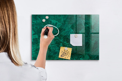 Schreib magnettafel Grüne Tafel für Notizen und Fotos