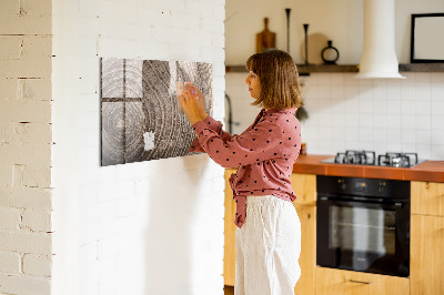 Magnettafel zum schreiben Memotafel mit Magneten und Fotos