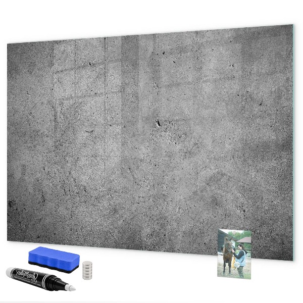 Magnettafel zum schreiben Memotafel mit Magneten und Fotos
