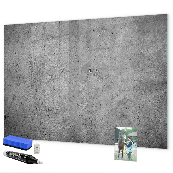 Magnettafel zum schreiben Memotafel mit Magneten und Fotos