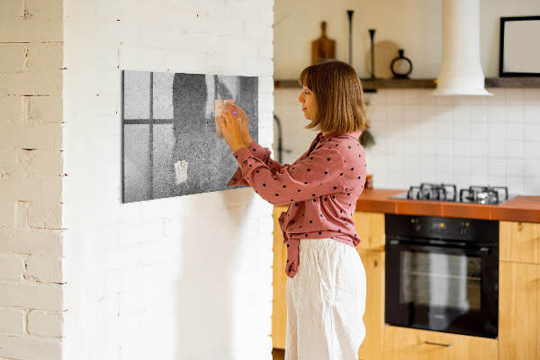 Magnettafel zum schreiben Memotafel mit Magneten und Fotos
