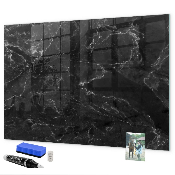 Magnettafel zum schreiben Eine stylische Tafel für Notizen und Fotos