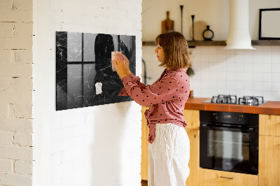 Magnettafel zum schreiben Eine stylische Tafel für Notizen und Fotos