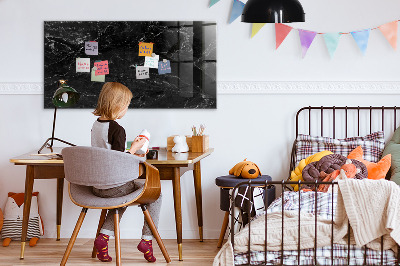 Magnettafel zum schreiben Eine stylische Tafel für Notizen und Fotos
