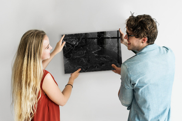 Magnettafel zum schreiben Eine stylische Tafel für Notizen und Fotos