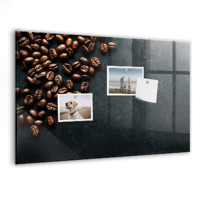 Magnettafel zum schreiben Kaffee und Erinnerungen an einem Ort