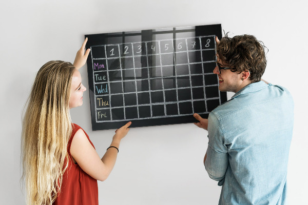 Schreib magnettafel Planungs- und Notiztafel