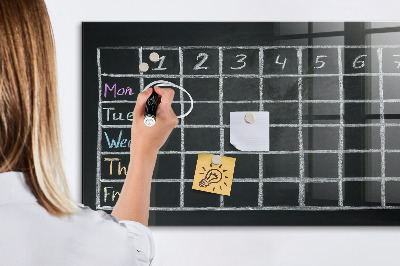 Schreib magnettafel Planungs- und Notiztafel