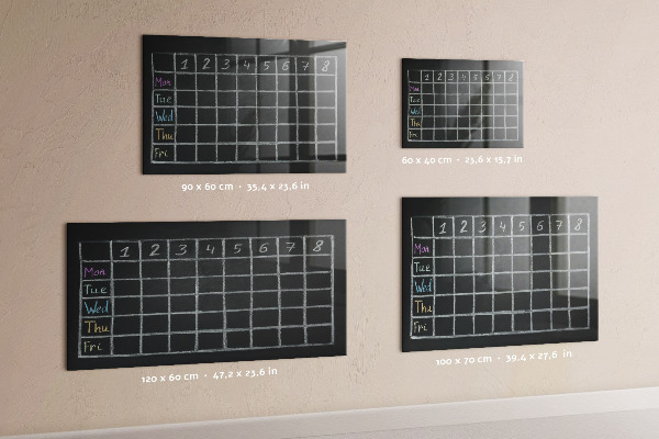 Schreib magnettafel Planungs- und Notiztafel