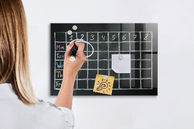 Schreib magnettafel Planungs- und Notiztafel